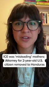 The Department of Homeland Security released the names of the two mothers  removed from the U.S. along with their U.S.-born citizen children and  brought to Honduras. National Immigration Project attorney Gracie Willis,