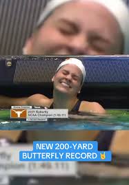 Emma Sticklen Sets NCAA Swimming Record Again