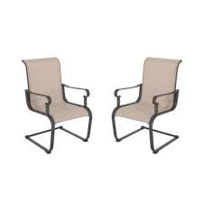 Hampton Bay Belleville Patio Dining Chair 2 Pack Fcs80198 2pk The Home Depot 139 For 2 Chairs Patio Dining Chairs Outdoor Furnishings Patio Chairs