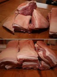 Bauch Schinken Fur Das Kalt Rauchern A La Gaumen Knall Fleisch Rauchern Schinken Rauchern Bauchspeck Weg