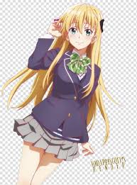 See more ideas about anime characters, anime, blonde anime characters. Tendou Karen Gamers Render D Drawing Of An Anime Girl With Blonde Hair Transparent Background Png Clipart Hiclipart