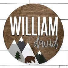 We have beautifully designed products that use bears as a focus. Custom Personalized Wooden Name Signs With Text Vintage Name Sign Nursery Wood Wall Decor Home Decoration Accessories Bear Sign Party Direction Signs Aliexpress