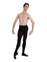 Capezio Mens Knit Footed Tights