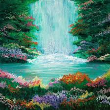 With the #1 beginners acrylic painting channel on youtube, there is something you will be excited to create, and can hang on your wall today. Acrylic Waterfall Acrylic Landscape Painting Easy Novocom Top