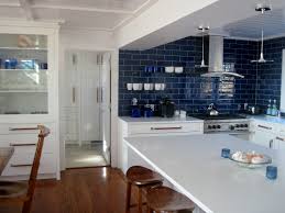 This beautiful kitchen used our vapor glass subway tile in our 3x6 size to give a blue pop of color to the backsplash. Blue Subway Tile Backsplash Houzz