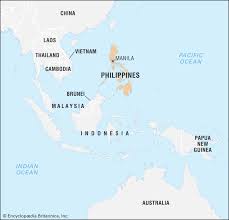 philippines history map flag population capital