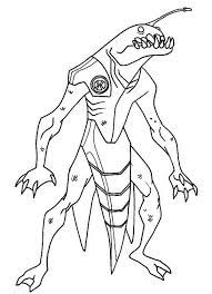 Today we are doing ben 10 ripjaws coloring page painting.ripjaws share a number of properties with the aquatic life of the earth, such as crocodiles, eels. Easy Ben 10 Ripjaws Coloring Pages To Printable Coloring Ripjaws From Ben 10 Pictures In 2021 Coloring Pages Coloring Pages To Print Colouring Pages