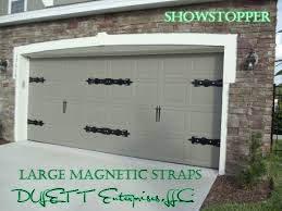 Magnetic Garage Door Decorative Hardware Kit Carriage House Faux Large Straps Garage Doors Decorative Hinges Garage Door Decorative Hardware