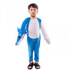 Toddler Baby Shark Daddy Shark Costume Blue Costume Party World