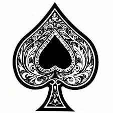 Black Ace Of Spades Logo Free Printable Tattoo Stencils Symbols Ace Of Spades Tattoo Spade Tattoo Ace Tattoo