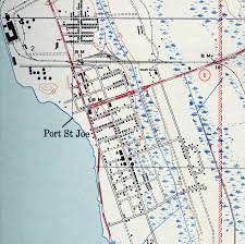 St Joe Beach Florida Map Port St. Joe, 1943