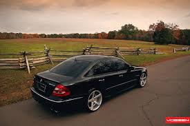 The mercedes benz w211 e class was an executive car available from 2002 to 2009 and as usual mec design have a range of exhausts, wheels and floor mats to fit this model. Mercedes Benz E 55 Amg W211 On Vossen Wheels Photo Collection The World Of Mercedes Benz Amg