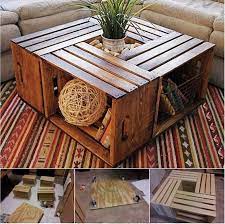 Here is what you'll need! Wonderful Diy Coffee Table From Recycled Wine Crates
