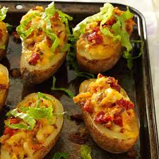 Blt Twice Baked Potatoes Recipe Recipes Twice Baked Potatoes Food