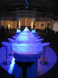 Ice Table Food Class Corporate Catering Table Settings