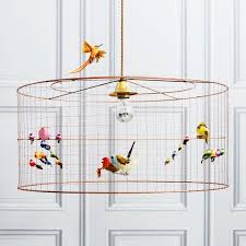 Bit Silly But Birdcage Chandelier Caged Lamp Bird Cage