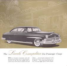 Image result for Cosmopolitan Maroon 1950 Lincoln