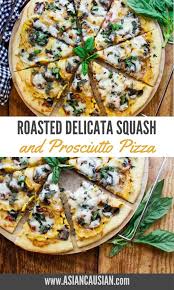Thin Crust Roasted Delicata Squash And Prosciutto Pizza Recipe Healthy Pizza Recipes Easy Healthy Pizza Recipes Pizza Recipes Homemade