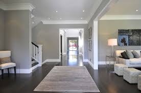 I Love The Crown Molding And Trim Here Grey Walls Home House