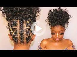 Criss Cross Rubber Band Method Triangle Part W Top Messy Bun Tutorial Video Black Hair Inf Black Ponytail Hairstyles Hair Bun Tutorial Natural Hair St Hair Bun Tutorial Natural