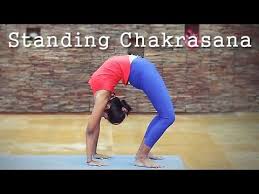 How To Do Standing Chakrasana Yoga Asanas Headstand Yoga Yoga Youtube