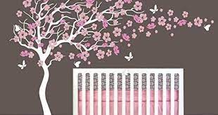 k84 stickers muraux en vinyle grand cerisier en fleur a personnaliser amazon fr cuisine maiso stickers muraux autocollants muraux en vinyle deco chambre bebe