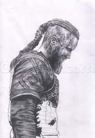 How To Draw Ragnar Lothbrok From Vikings Step 17 Viking Drawings Ragnar Lothbrok Vikings Ragnar Lothbrok