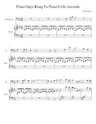 Piano Guys Kung Fu Piano Cello Ascends Cello Music Printables Piano Man