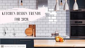 The design style for kitchens in 2020 and beyond are combinations of white and with light stained woods like walnut or pine. Top 8 Kitchen Design Trends For 2020 Newcastle Design