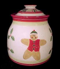 Gingerbread cookie mix layered in a one quart canning jar. Enesco Gingerbread Man Christmas Cookie Jar And 49 Similar Items
