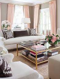 At Home Pastel Pink Hamptons Style Home Decor Home Living Room Home And Living