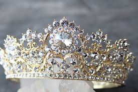 Full Bridal Crown Swarovski Crystal Wedding Crown Pippa Gold Bridal Diadem Crystal Wedding Tiara Diamante Tiara Bridal Tiara Gold Wedding Tiara Crystal Wedding Tiaras Crystal Crown Wedding