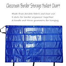 Classroom Border Storage Pocket Chart By Headif Clear Pvc