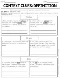 Multiple Meanings Homonyms Context Clues By Michelle S Communication Corner Context Clues Multiple Meaning Context
