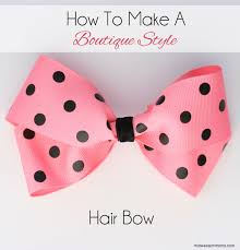 This is a sailor hair bow tutorial to make the most adorable hair bow! How To Make Hair Bows Boutique Style