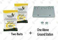 Station rodent poison boxes mice pest control bait box trap 2 key 2x rat bait. Nemesis Termite Above Ground Monitor Bait Station Pest Control Treatment Ebay