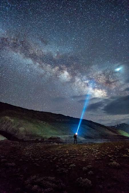 Milky Way near Chandratal Lake campsites in July