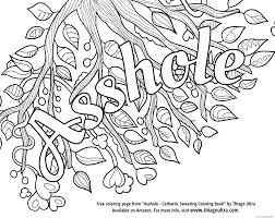 There are tons of great resources for free printable color pages online. Asshole Swear Word Coloring Pages Printable
