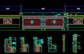 Secara umum, harga pagar berbahan besi dihitung berdasarkan. Gambar Pagar Format Autocad Dan Rab Format Excel Konsultan Teknik Sipil