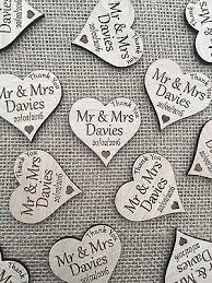 Personalised Wedding Favours Thank You Fridge Magnets Wood Oak Engraved Personalized Wedding Favors Creative Wedding Favors Wedding Favours Magnets