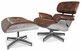 Maybe you would like to learn more about one of these? Casa Padrino Genuine Leather Armchair With Ottoman Brown Silver Living Room Armchair With Stool Living Room Furniture Genuine Leather Furniture