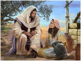 Image result for images jesus and samaritan woman at well