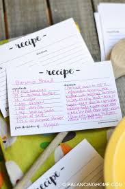 Printable Recipe Card Balancing Home Printable Recipe Cards Recipe Cards Template Recipe Book Diy