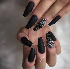 Hammering the last nail into your mouth. 80 Most Epic Nail Art Ideas Ever For Coffin Shaped Nails Coffin Shape Nails Matte Black Nails Black Coffin Nails