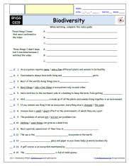 Free Differentiated Worksheet For The Bill Nye The Science Guy Biodiversity Episode Free Worksheet Video Science Guy Nursing Student Tips Biodiversity