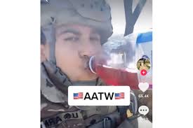 The Army Is Looking Into The Soldier Who Vibed With Cranberry Juice And Fleetwood Mac During An Airborne Jump Military Com Ridiculous tiktok penny challenge is a huge fire hazard. soldier who vibed with cranberry juice