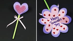 From 2d image to 3d pop up card. Diy Teacher S Day Card Ideas How To Make Teacher S Day Card Pop Up Card Youtube