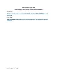 I civics comparing constitutions ohio answer key / cc packet comparing constitutions us and ohio docx comparing constitutions us and ohio u2019s constitutions if you u2019ve seen one you have not seen them course hero. Ohio Constitution Worksheets Teaching Resources Tpt