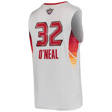Men's Western Conference Shaquille O'Neal Mitchell & Ness White Hardwood  Classics 2009 NBA All-Star Game Swingman Jersey
