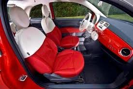 Red Inside Fiat 500 New Fiat Fiat
